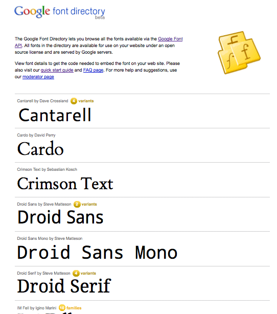 Google fonts api. Google fonts api